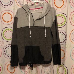 Grey/black hoodie